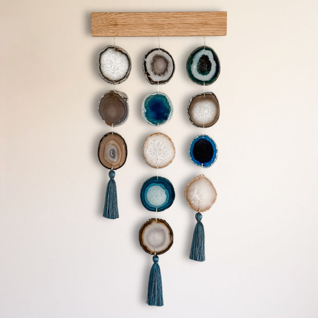 Blue Umber Uma Wall Hanging – 12 Inch | Handcrafted Boho Wall Hanging | No. 2