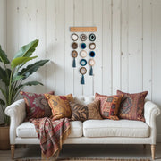 Blue Umber Uma Wall Hanging – 12 Inch | Handcrafted Boho Wall Hanging | No. 2