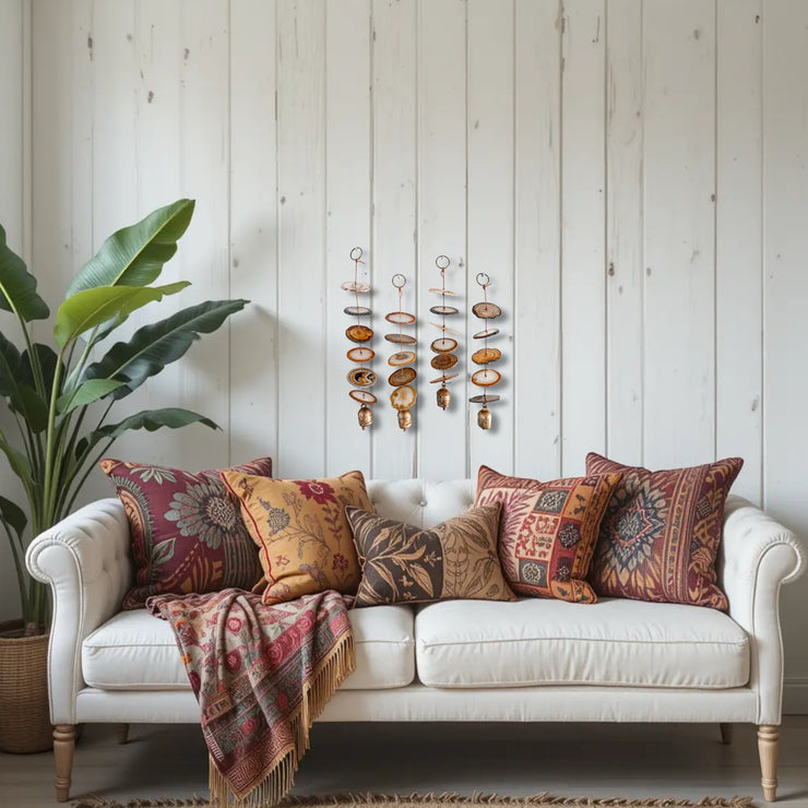 Natural Agate Hanging for Wall or Ceiling - Carmella Design