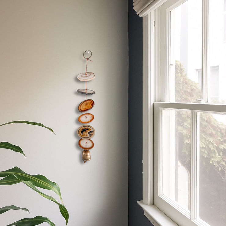 Natural Agate Hanging for Wall or Ceiling - Carmella Design