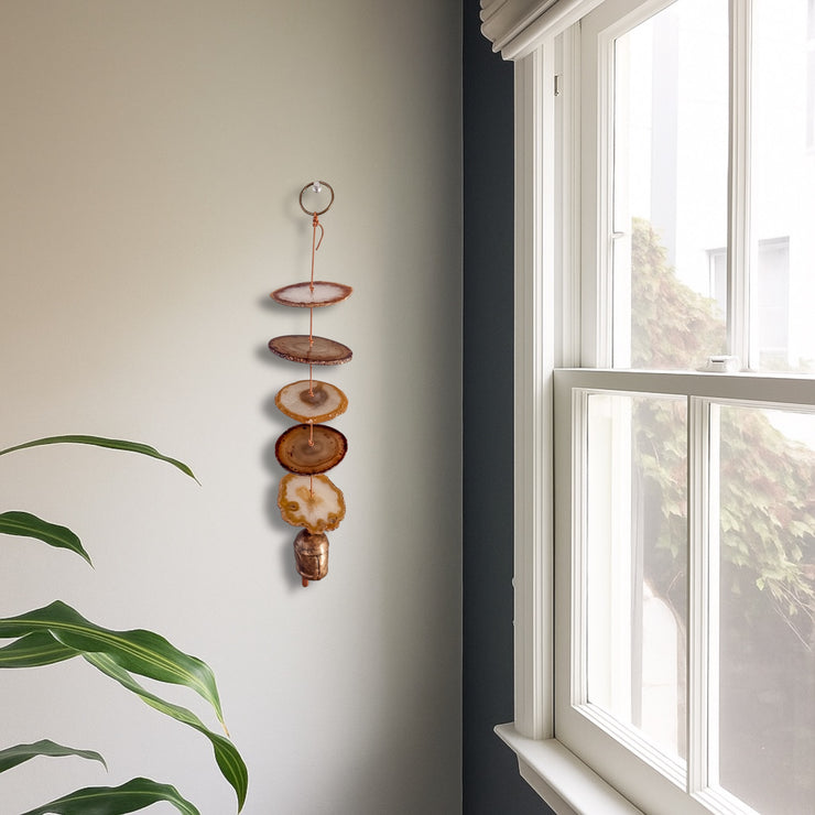 Natural Agate Hanging for Wall or Ceiling - Carmella Design