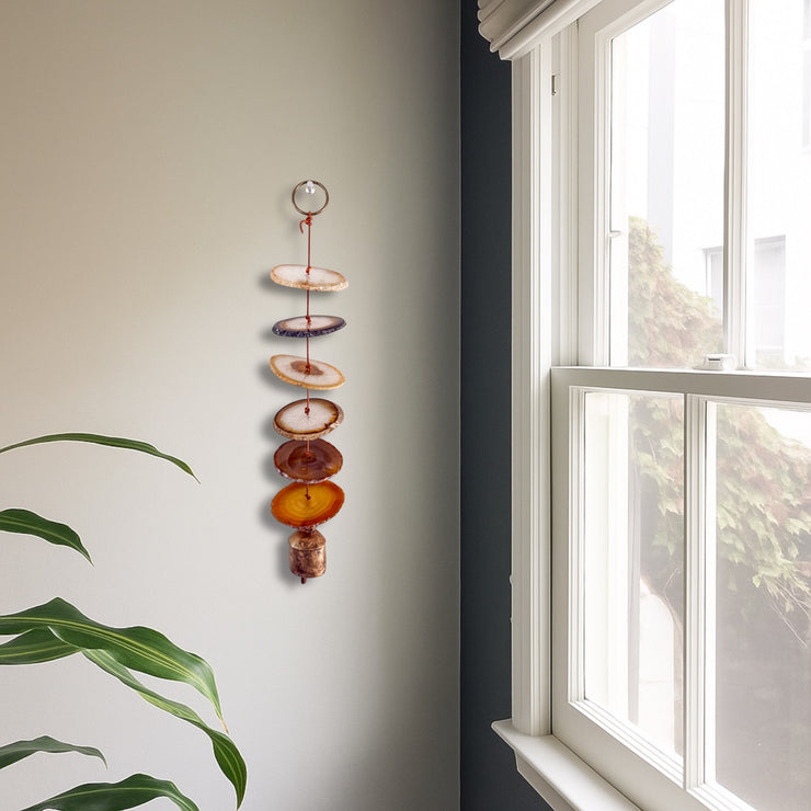 Natural Agate Hanging for Wall or Ceiling - Carmella Design