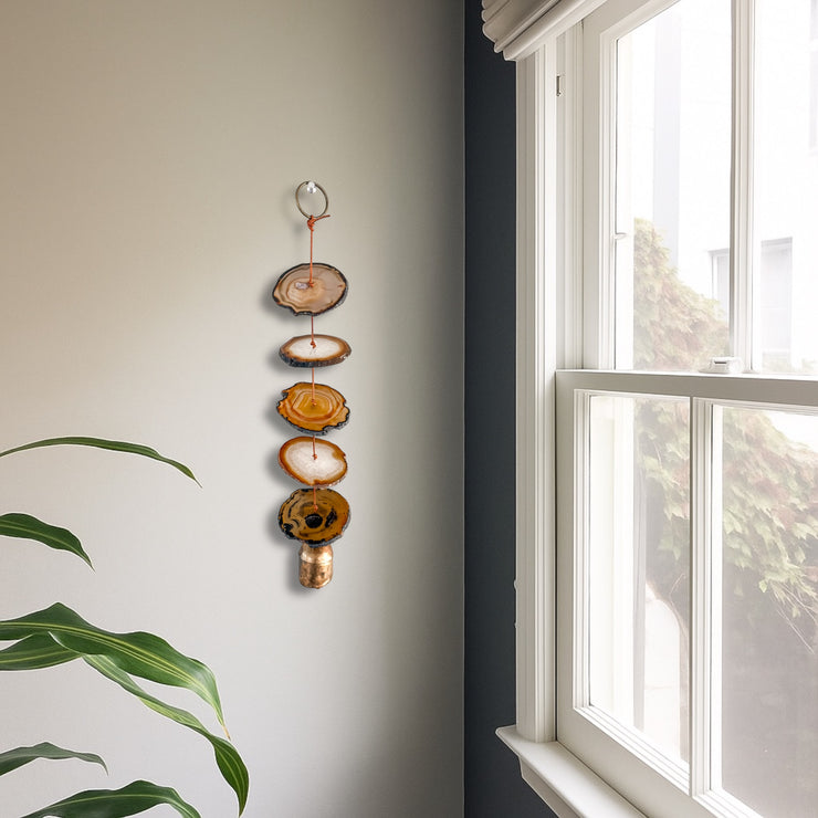 Natural Agate Hanging for Wall or Ceiling - Carmella Design