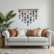 Sapphire Sol Uma Agate Wall Hanging (36 Inch)