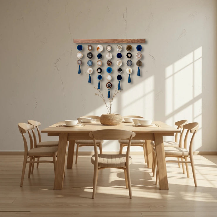 Sapphire Sol Uma Agate Wall Hanging (36 Inch)