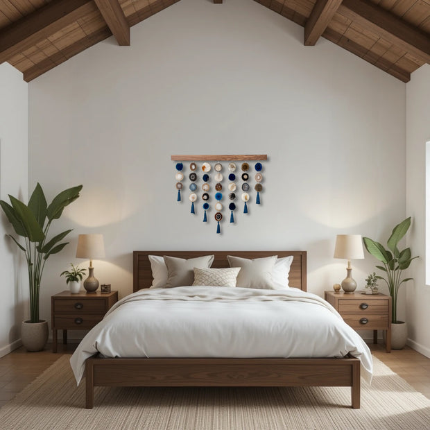 Sapphire Sol Uma Agate Wall Hanging (36 Inch)