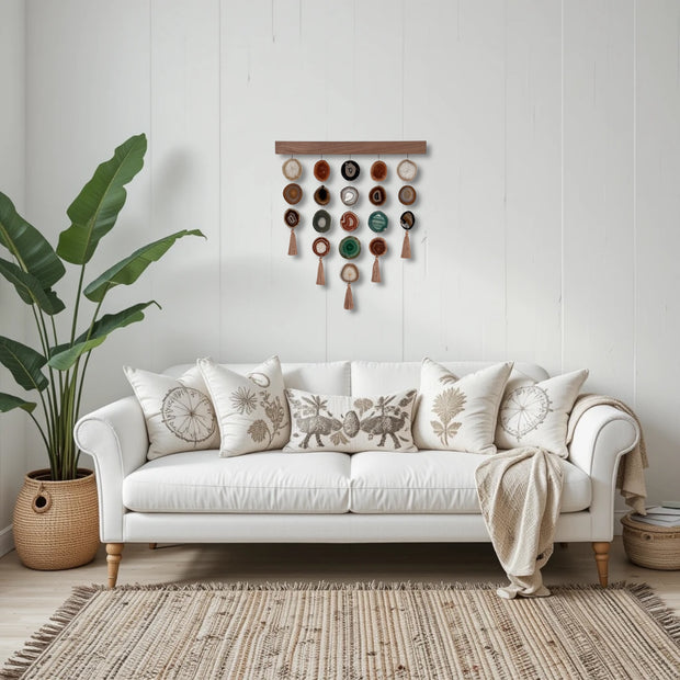 Southwest Boho Uma Wall Hanging – 24-Inch | Handcrafted Boho Wall Hanging | No. 2