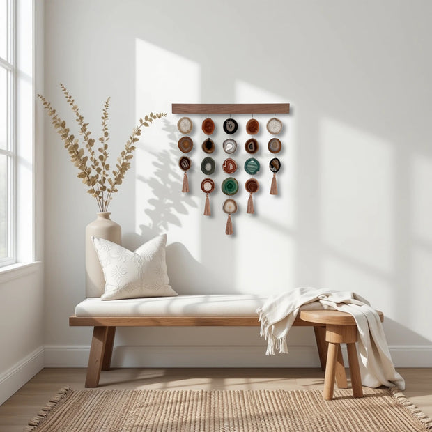 Southwest Boho Uma Wall Hanging – 24-Inch | Handcrafted Boho Wall Hanging | No. 2