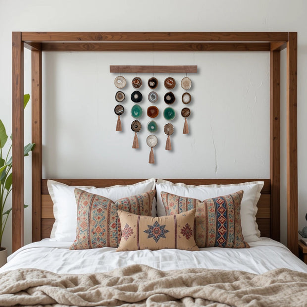 Southwest Boho Uma Wall Hanging – 24-Inch | Handcrafted Boho Wall Hanging | No. 1