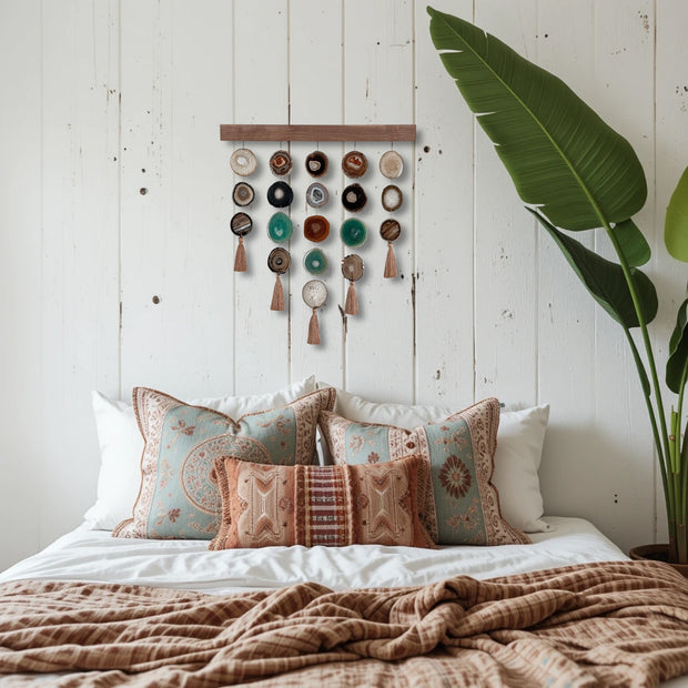 Southwest Boho Uma Wall Hanging – 24-Inch | Handcrafted Boho Wall Hanging | No. 1