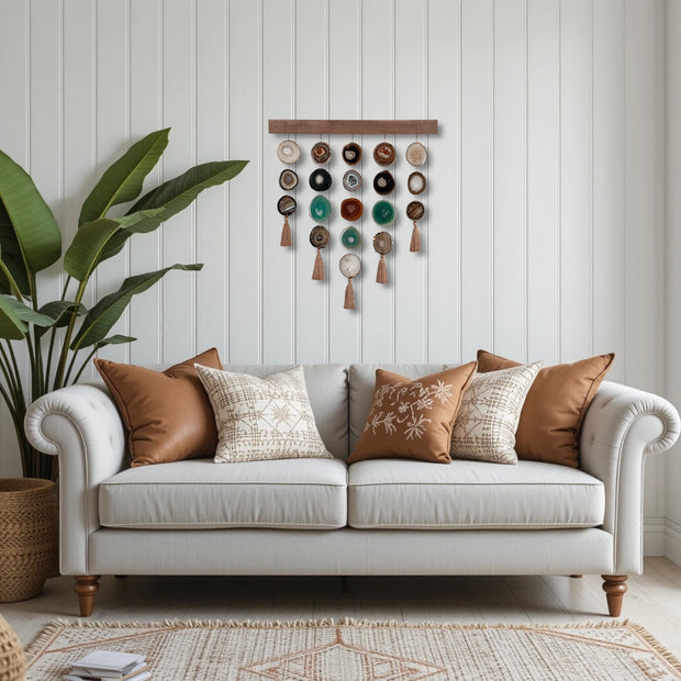 Southwest Boho Uma Wall Hanging – 24-Inch | Handcrafted Boho Wall Hanging | No. 1