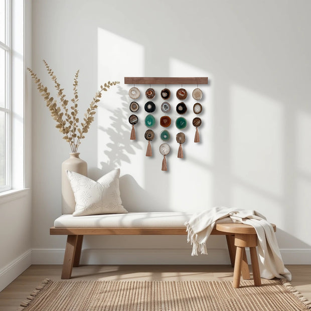 Southwest Boho Uma Wall Hanging – 24-Inch | Handcrafted Boho Wall Hanging | No. 1