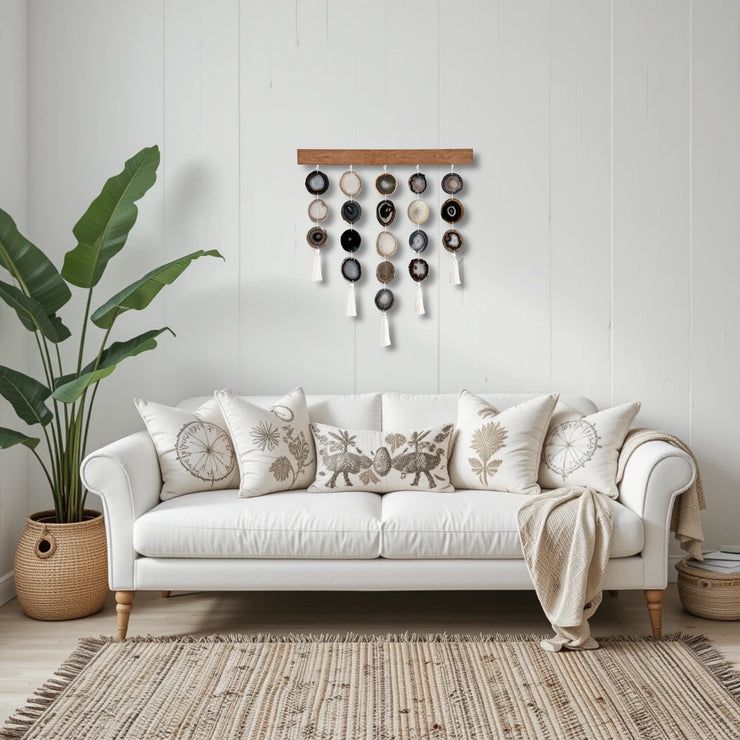 24-Inch Umber Uma Wall Hanging – Handcrafted Boho Wall Hanging | No. 3
