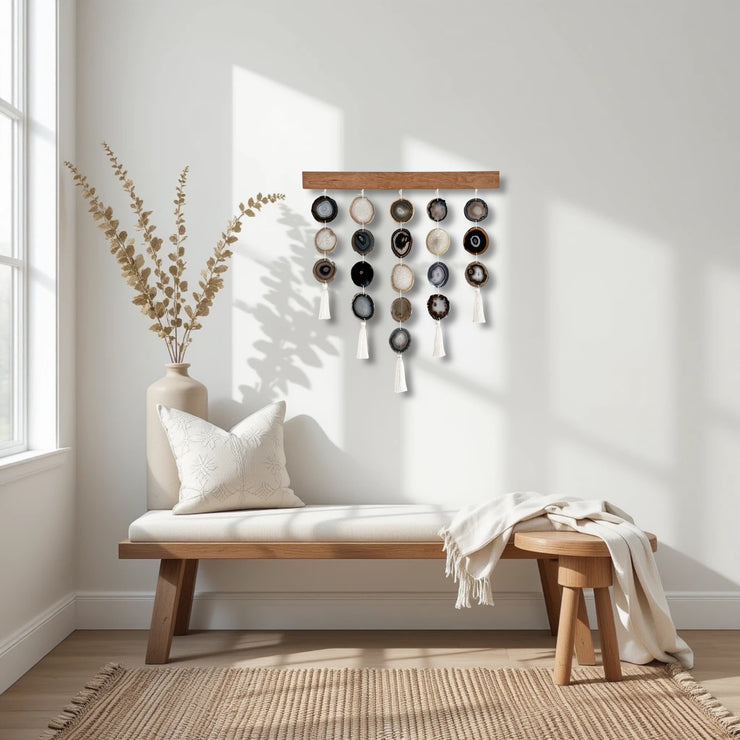 24-Inch Umber Uma Wall Hanging – Handcrafted Boho Wall Hanging | No. 3