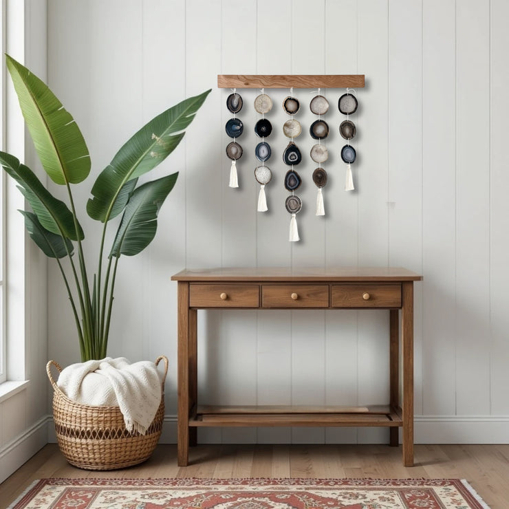 24-Inch Umber Uma Wall Hanging – Handcrafted Boho Wall Hanging | No. 4