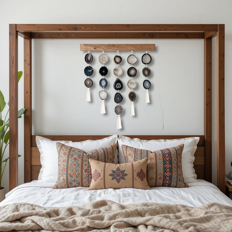 24-Inch Umber Uma Wall Hanging – Handcrafted Boho Wall Hanging | No. 4