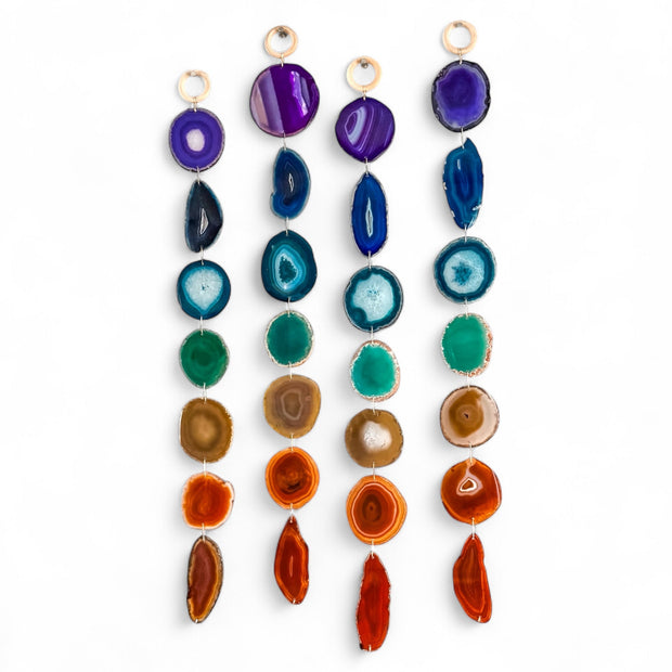 Chakra Minimalist Agate Wall Hanging