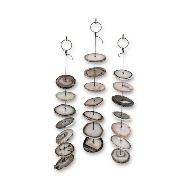 Charcoal Agate Hanging (Choose the One You Love)