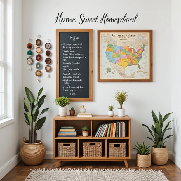 Set of 3 Boho Harvest Agate Wall Hangings - Handcrafted with Rustic Bells