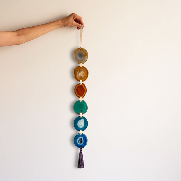 Rainbow Agate Wall Hanging