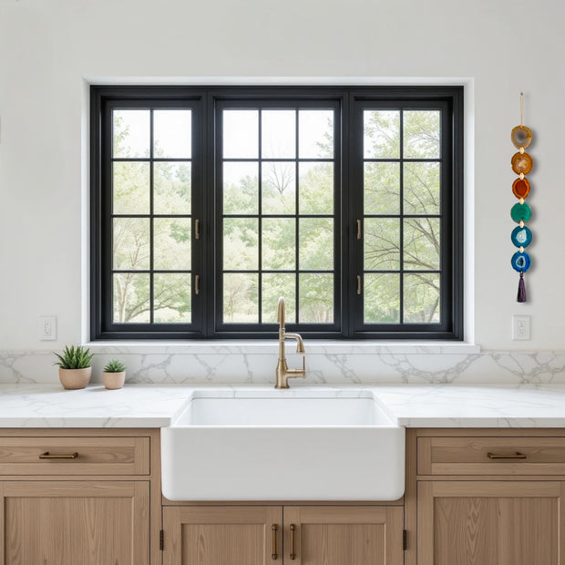 Rainbow Agate Wall Hanging