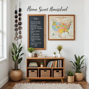 Esme Black, Taupe & Charcoal Agate Wall Hanging – Handcrafted Boho Garland (Multiple Sizes)