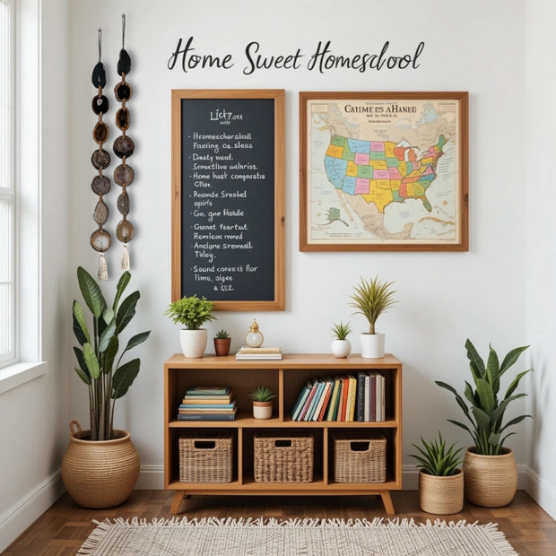 Esme Black, Taupe & Charcoal Agate Wall Hanging – Handcrafted Boho Garland (Multiple Sizes)