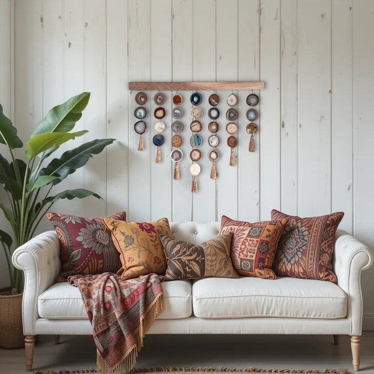 Driftwood Sol Uma Agate Wall Hanging (36 Inch)