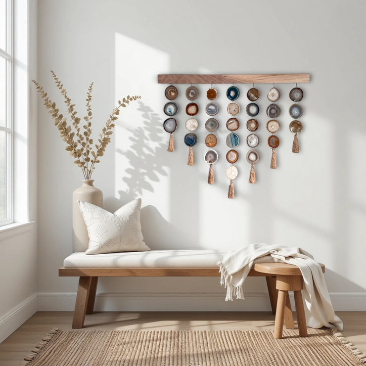 Driftwood Sol Uma Agate Wall Hanging (36 Inch)