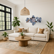 Umber Sol Agate Wall Art Set – 26 Piece | DIY Installation