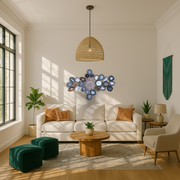 Umber Sol Agate Wall Art Set – 26 Piece | DIY Installation