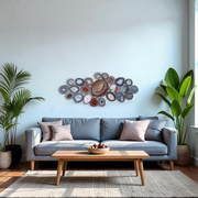 Sunset Sol Agate Wall Art Set – 23 Piece | DIY Installation