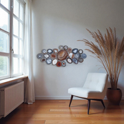 Sunset Sol Agate Wall Art Set – 23 Piece | DIY Installation