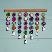 Jewel Aura Uma Agate Wall Hanging (36 Inch)