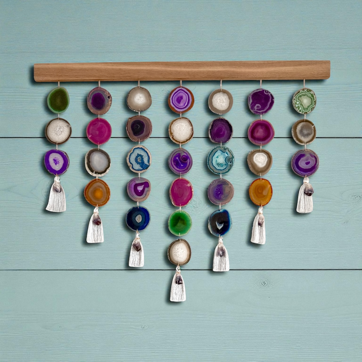 Jewel Aura Uma Agate Wall Hanging (36 Inch)