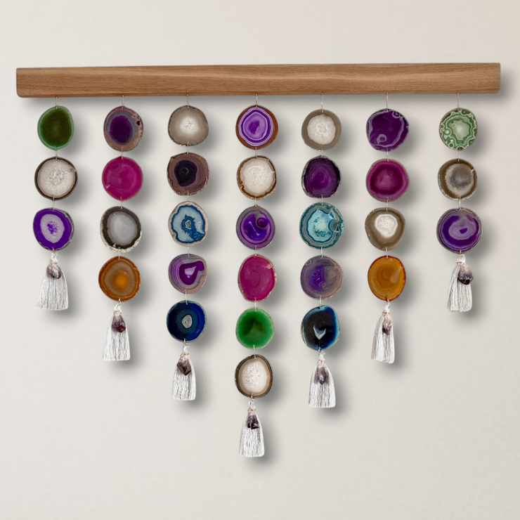 Jewel Aura Uma Agate Wall Hanging (36 Inch)