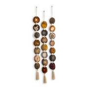 Set of 3 Umber Moon Agate Garlands