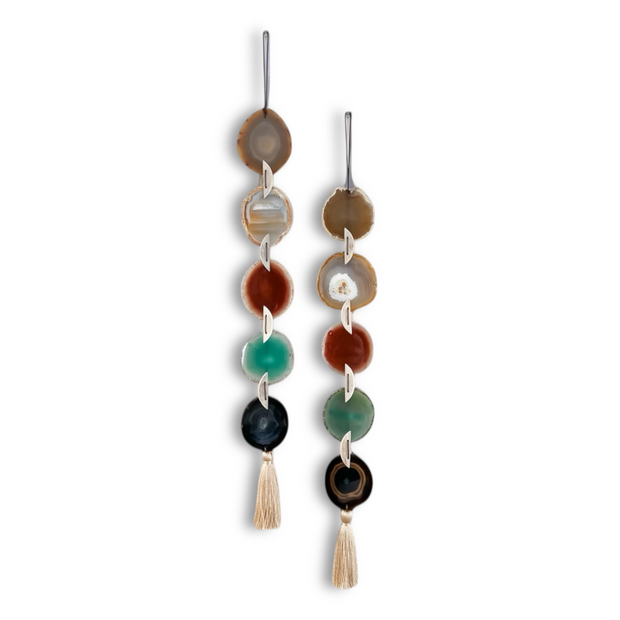 Southwest Boho Agate Wall Hanging