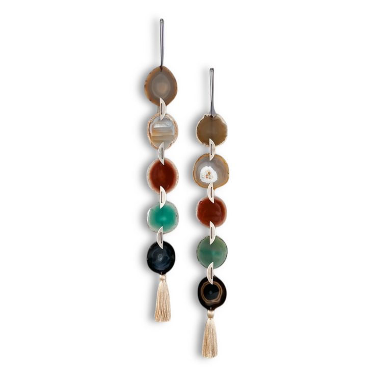 Southwest Boho Agate Wall Hanging