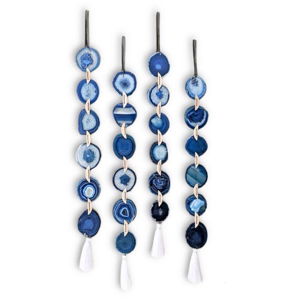 Ocean Glam Agate Wall Hanging
