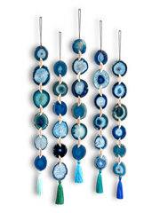 Ocean Glam Agate Wall Hanging
