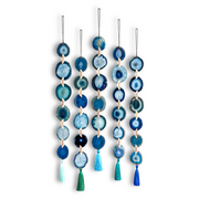 Ocean Glam Agate Wall Hanging