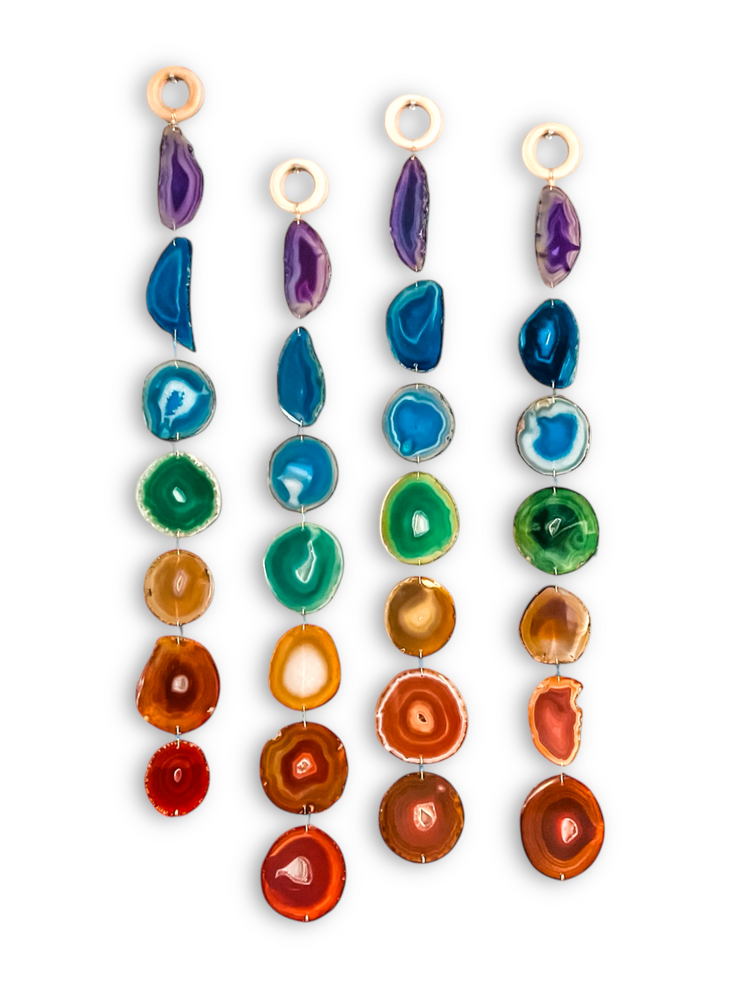 Chakra Minimalist Agate Wall Hanging