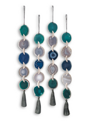 Coastal Glam Agate Wall Hanging