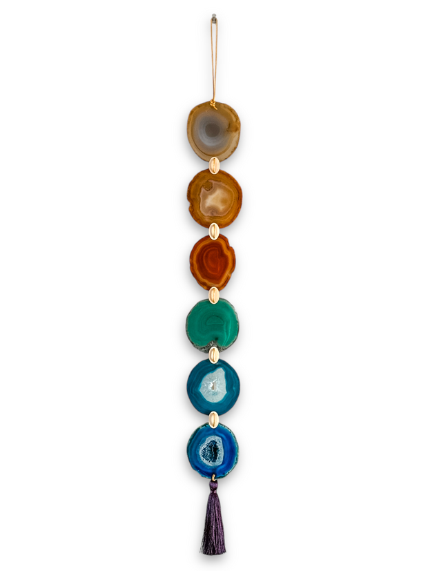 Rainbow Agate Wall Hanging