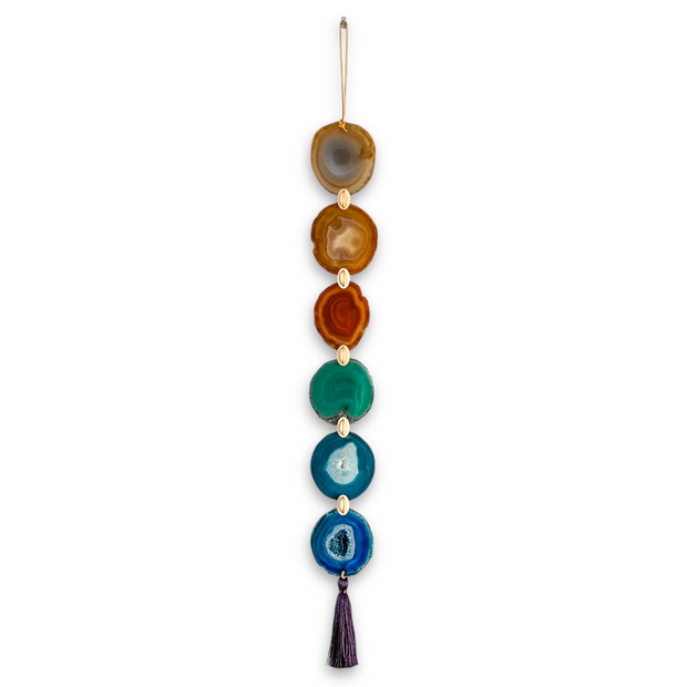 Rainbow Agate Wall Hanging