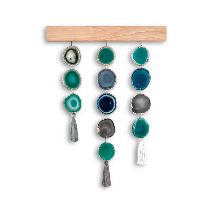 Shadow Moss Uma Agate Wall Hanging (18-24-36 Inch)