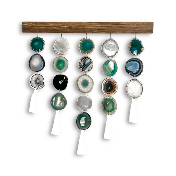 Forest Glam Uma Agate Wall Hanging (24 & 36 Inch)