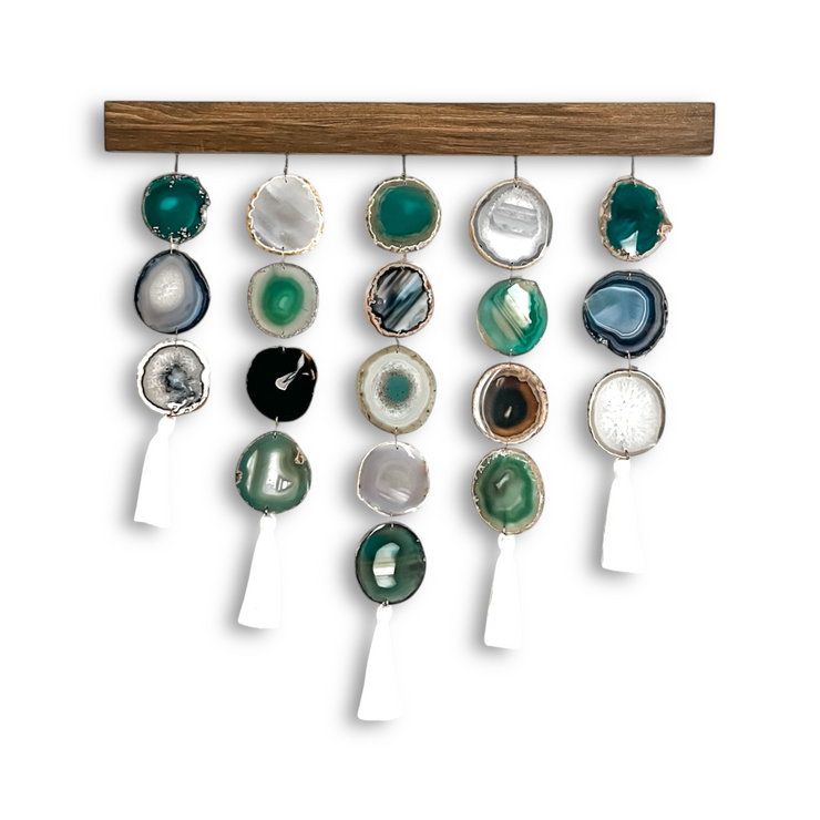 Forest Glam Uma Agate Wall Hanging (24 & 36 Inch)