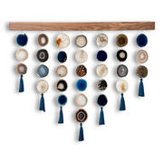 Sapphire Sol Uma Agate Wall Hanging (36 Inch)
